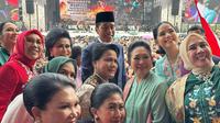 Iriana Jokowi, Annisa Pohan, hingga Titiek Soeharto tampil dengan aura ibu pejabat (@titieksoeharto)