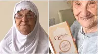 Nenek berusia 85 tahun ini mualaf karena suka dengar suara azan. (Sumber: borakdaily)