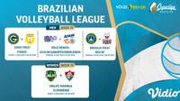 Link Live Streaming Brazilian Volleyball 2021/2022 League Matchweek 15 di Vidio. (Sumber : dok. vidio.com)