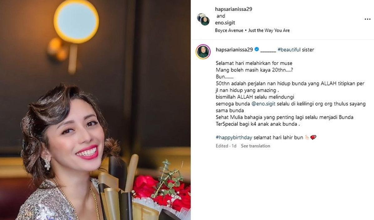 Hubungan Annisa dan Eno ternyata masih begitu erat. Keduanya tetap&nbsp; menjaga hubungan baik.