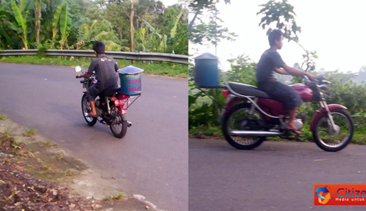 Citizen6: Melaju dengan kecepatan 75 Km/jam, jarak yang dapat ditempuh 600 km/ 3Kg dengan gas LPG sebagai bahan bakar motor.
