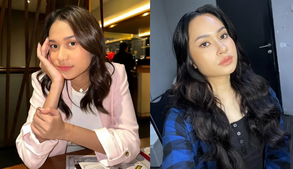 Azizah Salsha dan Satine Zaneta, dua artis muda ini sering dibilang mirip oleh para netizen. [Instagram.com/azizahsalsha_, satinezaneta]