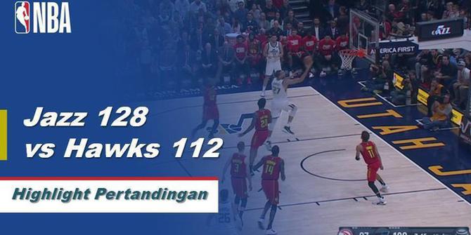 Cuplikan Hasil Pertandingan NBA : Jazz 128 vs Hawks 112