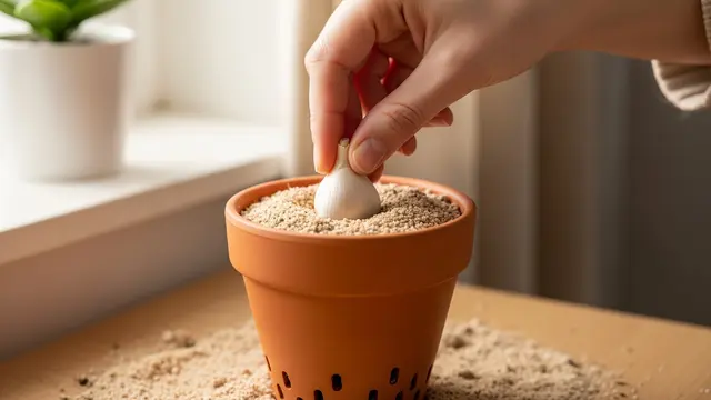 Cara Tanam Bawang Putih dalam Pot Kecil Anti Busuk Akar/Gemini AI