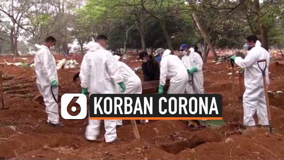 VIDEO: Tak Ada Waktu Berdoa, 12 Jam 62 Pemakaman Korban Corona