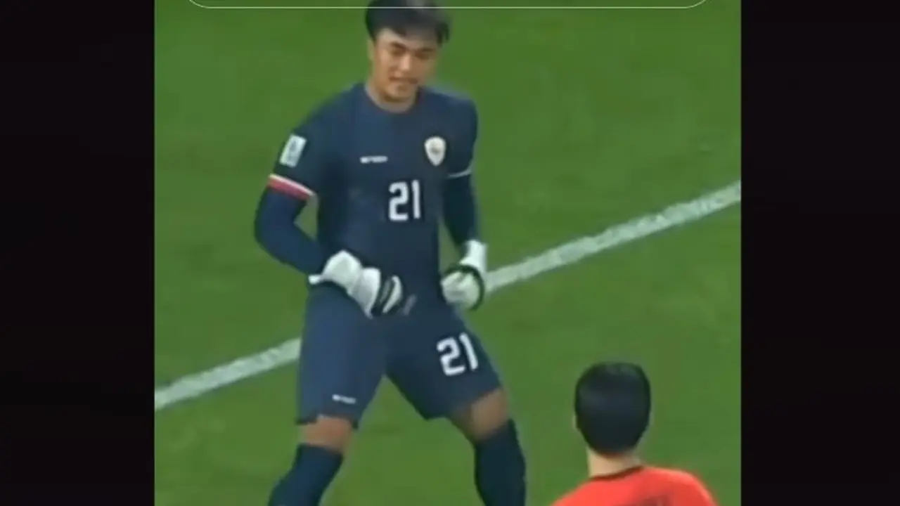 Selebrasi Joget Ernando Ari Usai Gagalkan Penalti di Piala Asia U-23 Bikin Panas Media Korea Selatan