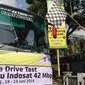 Uji jaringan Indosat di Semarang (Liputan6.com/Denny)