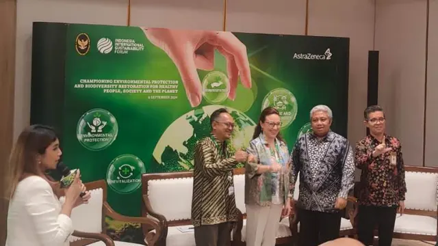 Indonesia Sustainability Forum atau ISF 2024 di JCC, Jakarta, Kamis, 5 September 2024.