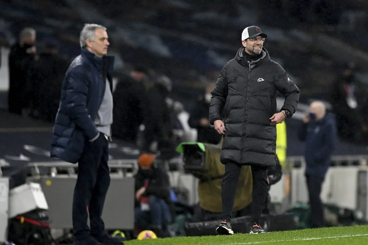 Jurgen Klopp, Jose Mourinho, Tottenham Hotspur, Liverpool