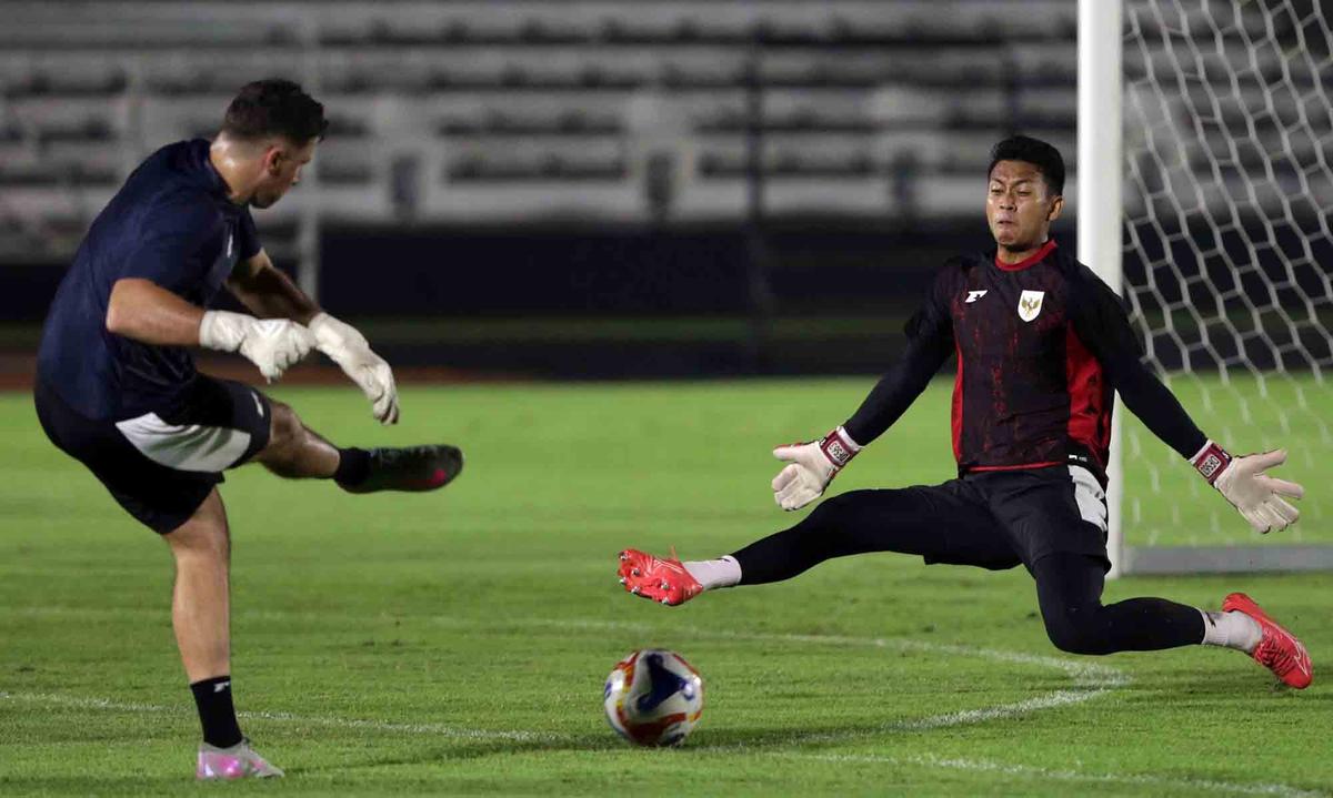 FOTO: Latihan Terakhir Timnas U-23 di GBK, Siap Tuntaskan Misi Balas Dendam Lawan Vietnam