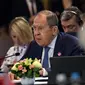 Menteri Luar Negeri (Menlu) Rusia Sergey Lavrov pada pertemuan ASEAN Post Ministerial Conference with Rusia di Jakarta, Kamis (13/7/2023). (Dok: Kemlu RI)