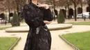Raisa tampil anggun dengan dress panjang dan belt kulit berwarna hitam [@raisa6690]