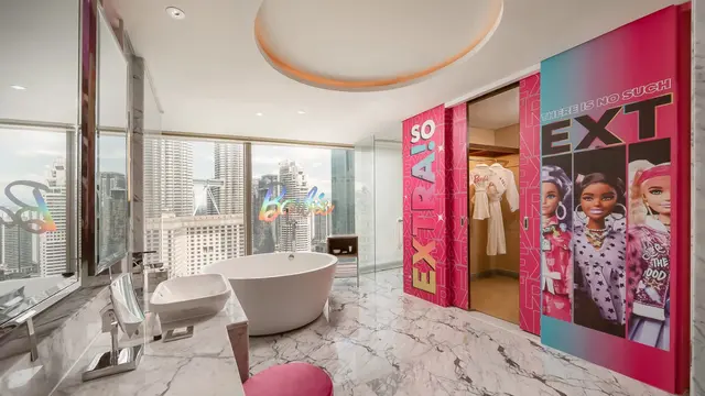 Fasilitas dan pengalaman yang diberikan oleh Barbie Ultimate Staycation, Grand Hyatt Kuala Lumpur
