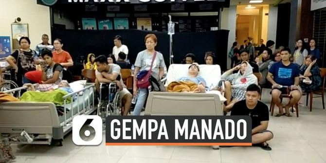 VIDEO: Warga Panik Saat Manado Diguncang Gempa Magnitudo 7,1