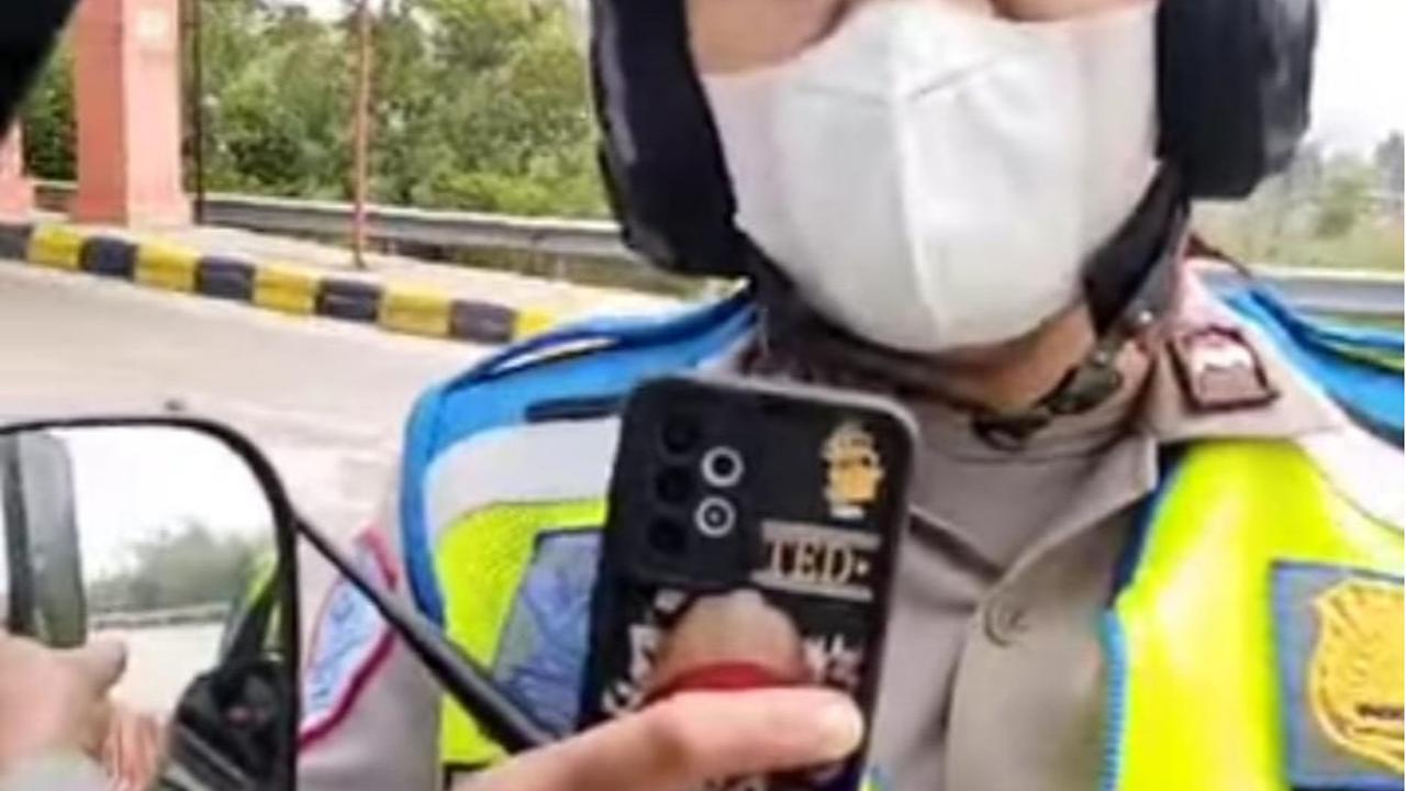 polantas tuding sopir angkut pisang bawa sabu
