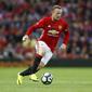 Wayne Rooney bermain dalam laga persahabatan Manchester United vs Everton. (Reuters / Jason Cairnduff)