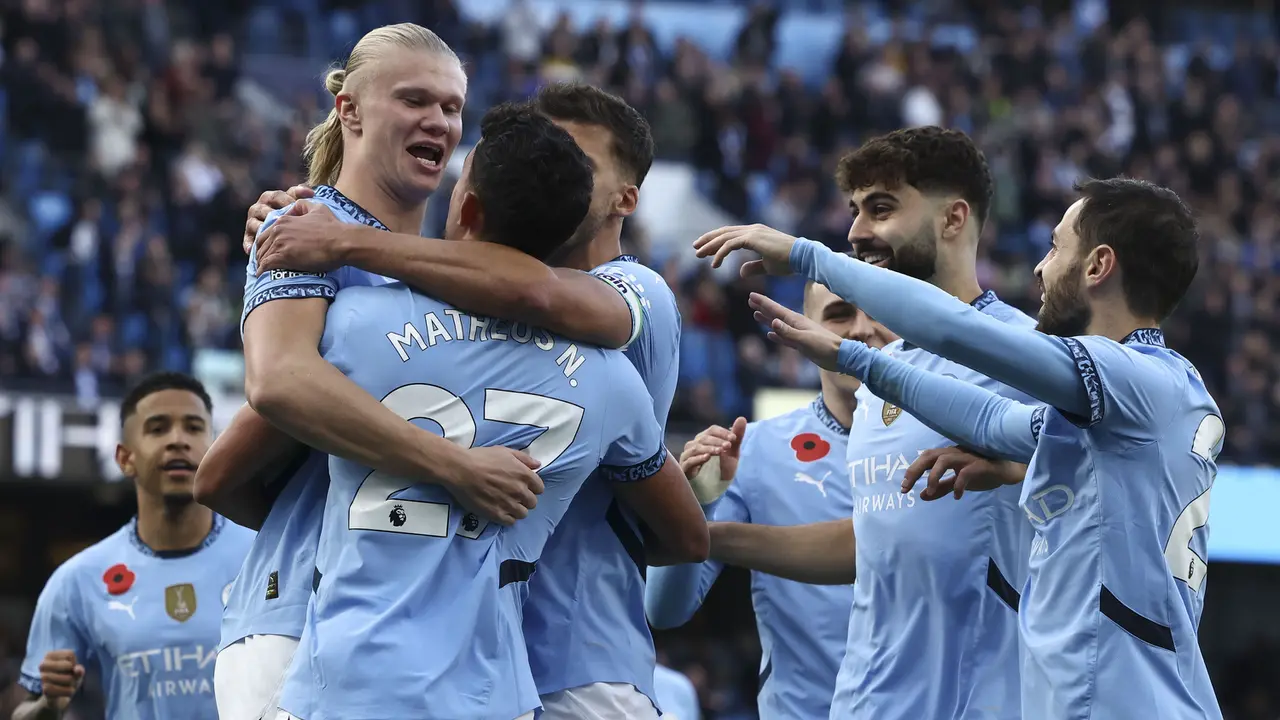 Foto: Momen Erling Haaland Cetak Gol Semata Wayang untuk Kemenangan Manchester City di Liga Inggris