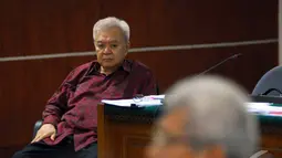 Sidang lanjutan Anggoro dengan agenda mendengarkan keterangan saksi. Salah satunya Mantan Menteri Kehutanan MS Kaban  di Pengadilan Tipikor, Jakarta, Rabu (28/5/2014) (Liputan6.com/Miftahul Hayat).