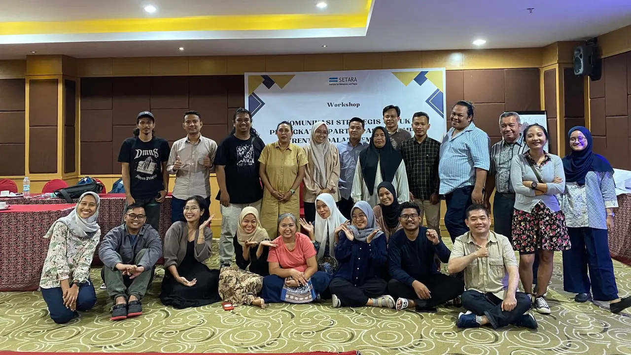 Setara Institute menyelenggarakan workshop bertajuk "Komunikasi Strategis untuk Peningkatan Partisipasi Kelompok Rentan dalam Demokrasi” di Kota Makassar, Sulawesi Selatan (Istimewa)