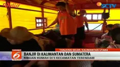 Petugas BPBD Bulungan terus mengevakuasi korban banjir yang semula enggan dievakuasi.