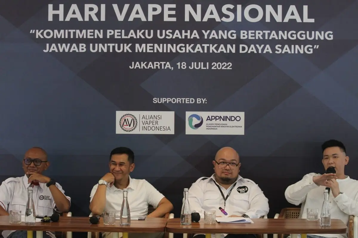 Hari Vape Nasional, Empat Asosiasi Tandatangani Pakta Integritas