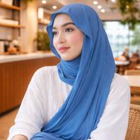 Pashmina Mleyot Viral yang Wajib Dicoba agar OOTD Bukber Ramadan Makin On Point