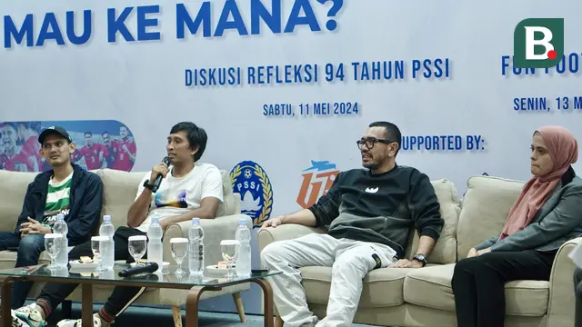 Diskusi Refleksi 94 Tahun PSSI di GBK Arena