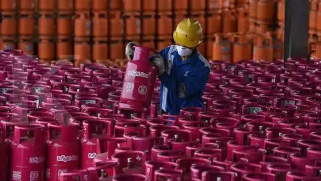 Pasokan LPG PT Pertamina. Foto: Pertamina