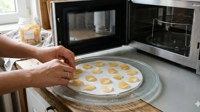 Cara Goreng Kerupuk di Microwave (Foto: Gemini AI)
