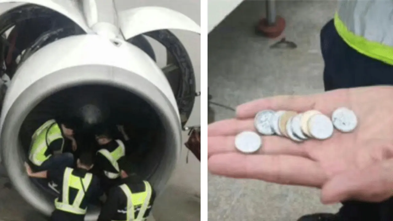 Lansia Lempar Koin ke Mesin Pesawat untuk Nasib Baik