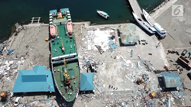 Kapal KM Nusantara 39 yang Terseret Tsunami Palu