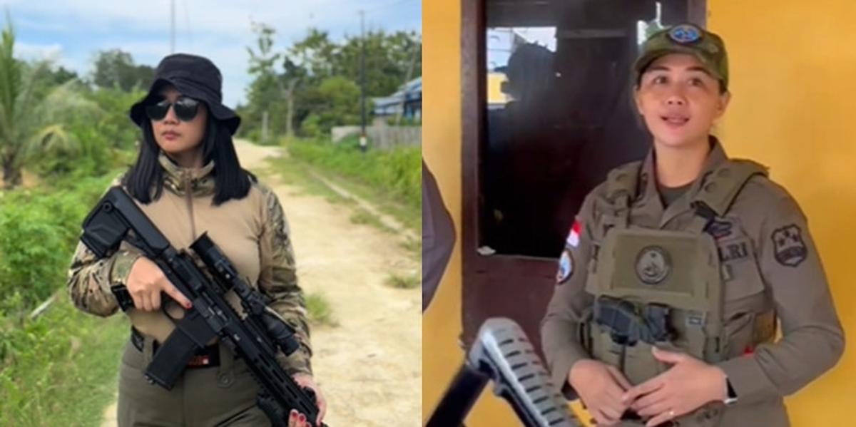 Polwan Cantik ini Ramai Disebut Mirip Veronica Tan,