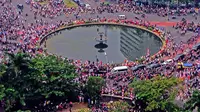 Suasana Ibukota Jakarta jelang sidang putusan gugatan Pilpres, Jakarta, Kamis (21/8/14). (Istimewa)