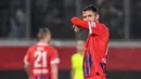 Copenhagen menang atas Heidenheim melalui extra time pada leg kedua play-off 16 besar UEFA Conference League yang berlangsung di Stadion Voith-Arena, Heidenheim, Jumat (21/2/2025) dini hari WIB. (Harry Langer/dpa via AP)