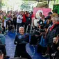 Calon Presiden (Capres) nomor urut tiga Ganjar Pranowo&nbsp;menyambangi Mataram, NTB untuk mendengar aspirasi dan menyampaikan program unggulan terkait para penyandang disabilitas di&nbsp;Hari Disabilitas Internasional 2023. (Ist)