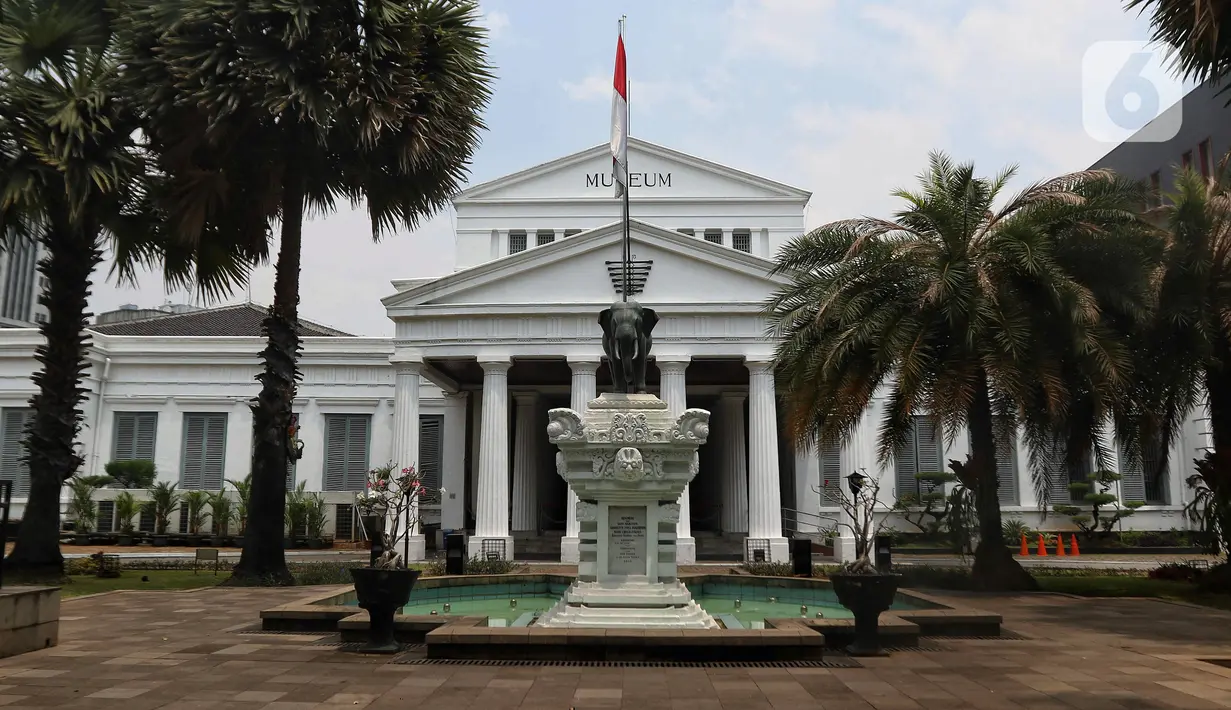 Pengurus Museum Nasional menuturkan museum akan tutup hingga pemberitahuan lebih lanjut. (Liputan6.com/Angga Yuniar)