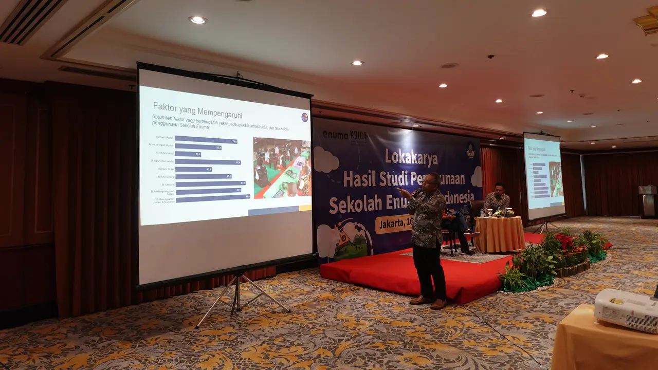 Penyampaian Hasil Riset Enuma Indonesia oleh Ketua Peneliti LPPSDM