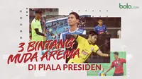 Tiga Bintang Muda Arema di Piala Presiden 2019. (Bola.com/Dody Iryawan)