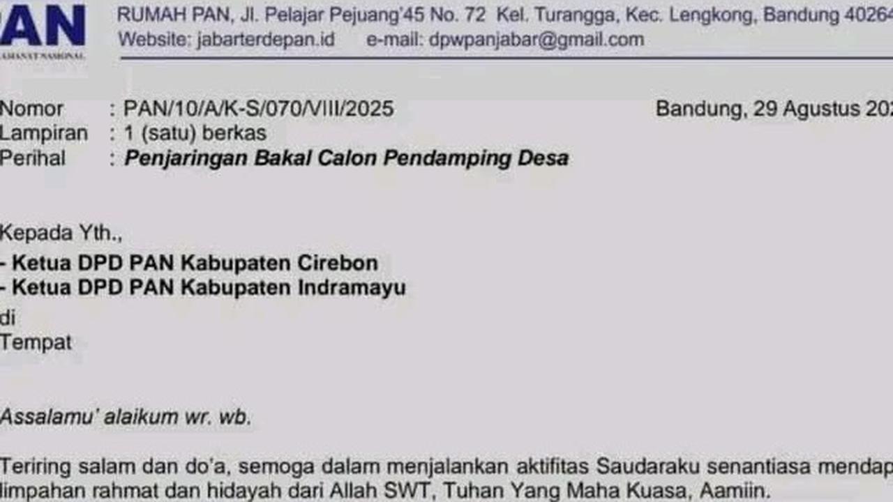 Beredar Surat Kuota Calon Pendamping Desa di Kemendes