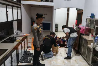 Pasutri di Tanggamus Lampung tewas mengenaskan. (Istimewa)