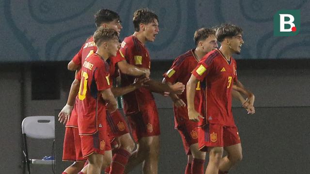 Foto: Marc Guiu Cemerlang, Cetak Gol dan Assist saat Timnas Spanyol U-17 Sikat Kanada di Piala Dunia U-17 2023