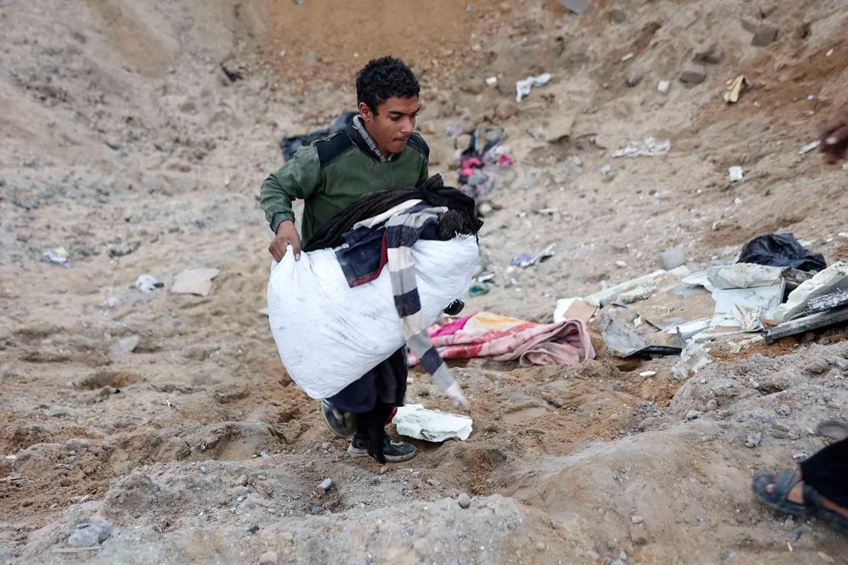 FOTO: Serangan Israel Kembali Renggut Nyawa Warga Sipil Gaza