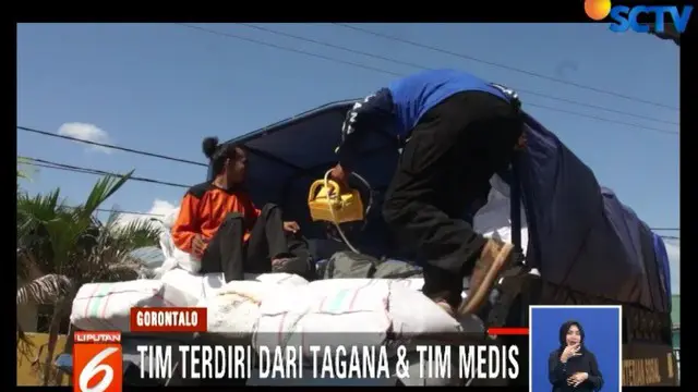 Tim Dinsos Gorontalo Kirim Truk Dapur Lapangan ke Palu dan Donggala