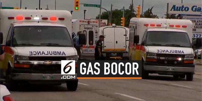 VIDEO: Gas Monoksida Bocor di Hotel Kanada, 15 Kritis