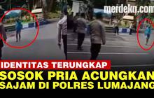 VIDEO: Kehabisan Obat Sebabkan Pria Acungkan Sajam ke Polisi di Polres Lumajang