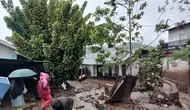 Banjir Bandang Solok, 2 Orang Hilang dan Jembatan Sempat Terputus