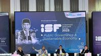 Acara Investment Specialist Forum (ISF) 2023 pada tanggal 12 Oktober 2023 di The Langham, Jakarta. Mengusung tema Public Governance &amp; Sustainable Economy, ISF 2023. (Dok&nbsp;BRI Manajemen Investasi)