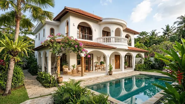 Inspirasi Desain Rumah Warna Putih/AI Generated