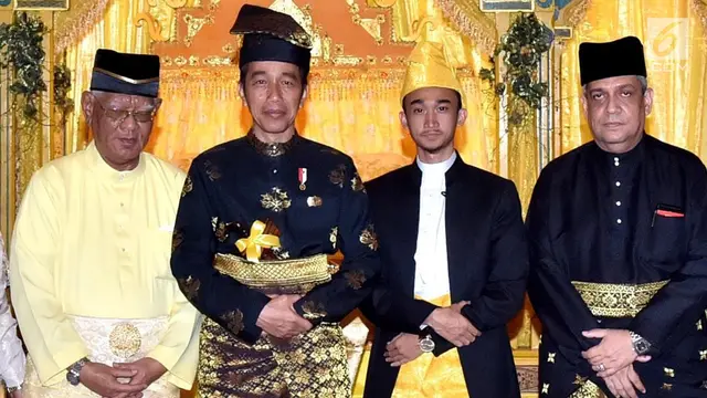 Presiden Jokowi Dianugerahi Gelar Adat oleh Kesultanan Deli