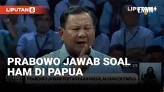 Debat perdana calon presiden RI 2024 digelar Selasa (12/12) malam di Komisi Pemilihan Umum Republik Indonesia (KPU RI). Capres Prabowo Subianto menjawab persoalan yang beberapa tahun ini mengemuka di tanah Papua.